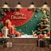 Festive Season Background Reindeer Ornament Xmas Event Banner Holiday Party Display Snowflake Pattern Merry Christmas Banner