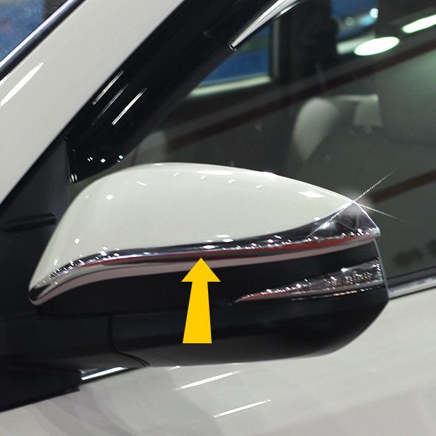 Compatible Exterior Trim for 2020-2023 Toyota Harrier: Rearview Mirror, Door Bowl & Handle