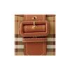 Burberry Sling Adjustable Shoulder Strap Checkered Polyurethane Tote Bag Women Shoulder Bag Classic-Beige Heather-Brown 80705631