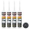 IsolBau Sanitary Silicone Anthracite Sanitär Silikon 4 x 300ml