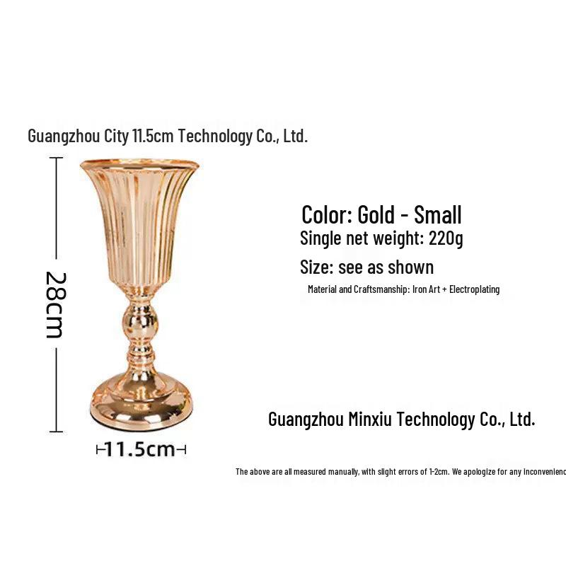 European-Style Decorative Flower Arranger Vase for Weddings and Home Decor
