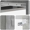Wall Mounted Side Table Concrete Grey 59 x 34.5 x 17 cm