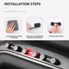 Car Logo Metal Hooks Double Hooks Interior Accessories For Jeep Wrangler Grand Cherokee Compass Wagoneer Gladiator Avenger JK AJZ1