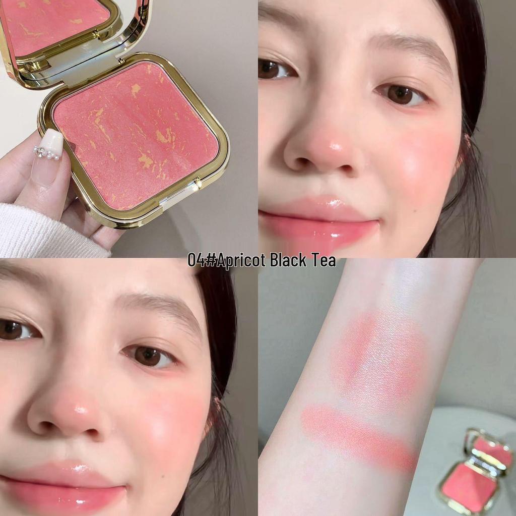 Kakashow Gradient Baked Blush: Soft Focus Brightening Shimmer for Energetic Girls