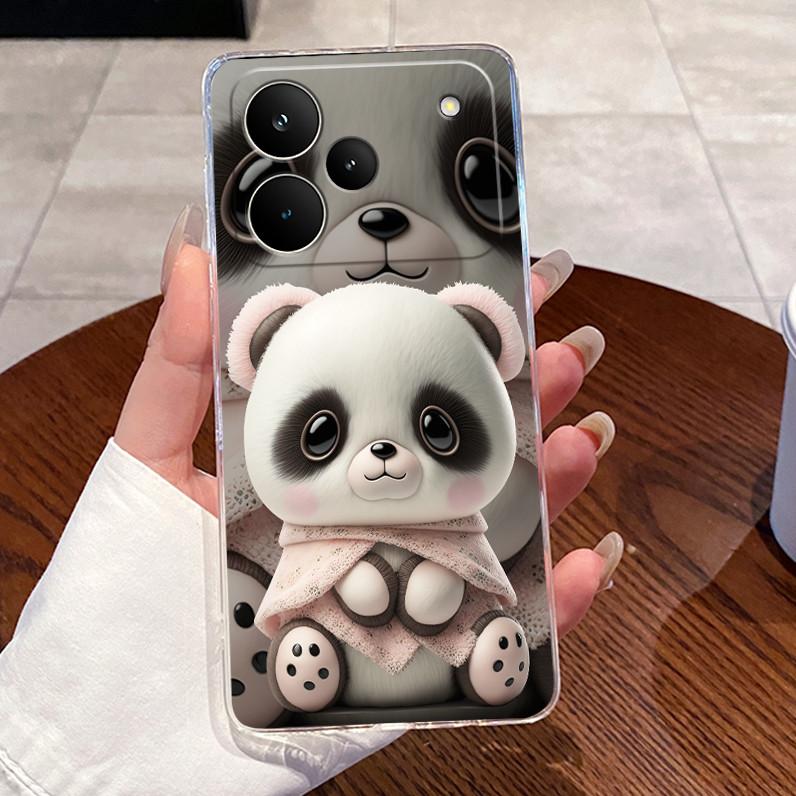 For Realme P4 5G Cover Realme P4 Pro 5G RMX5116 Case Clear Luxury Cute Love Heart Rabbit Funny Painted TPU Soft Silicone Casing