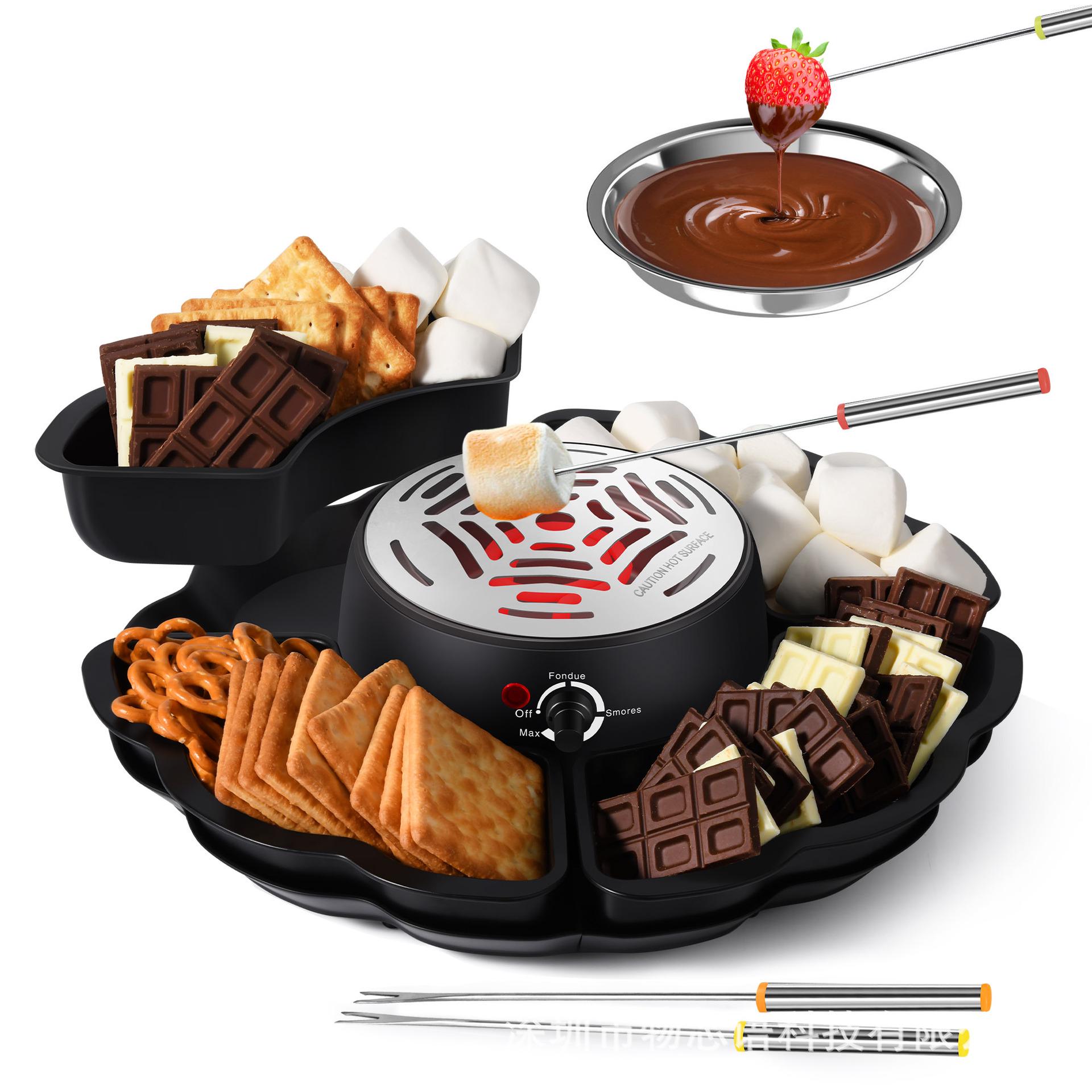 Chocolate Electric Hot Pot & Marshmallow