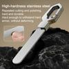 Nail File Double-Sided Lightweight Metal Nail File Anti-Rust Portable Toenail Fingernail File Nail Care Tool