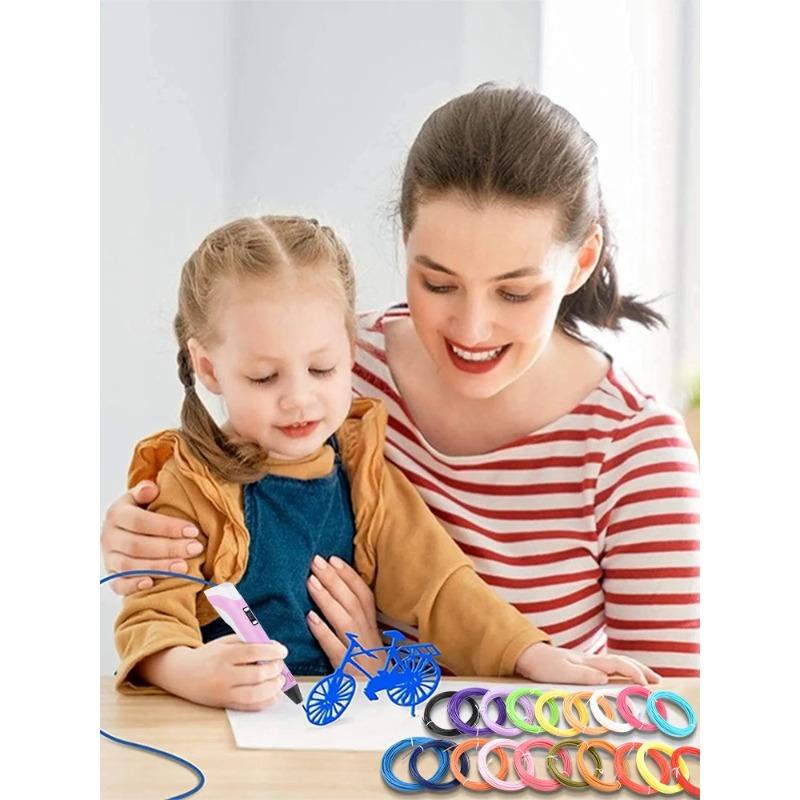 3D Printing Pen New 3D Pen with PLA Filament for Children Kids Creative DIY Pens Child's Birthday Gift Christmas