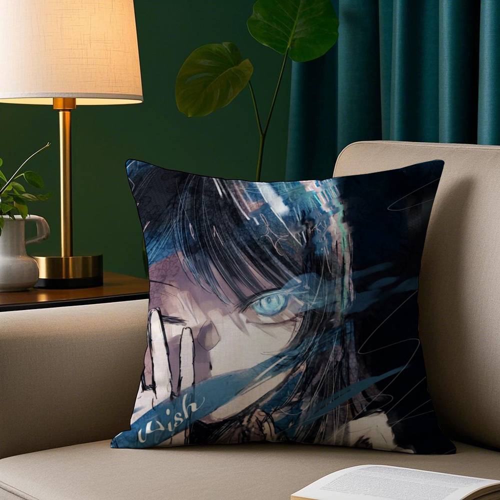 

Аниме Певица A-Ado Наволочка Плюшевая Ткань Мягкая Наволочка Двусторонняя Печать Подушка для Дивана Чехол Накидка 12x12Inch