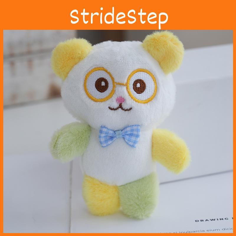 Panda Adorable Mini Plush Keychain With  Pp Cotton For Bag Charm Accessories
