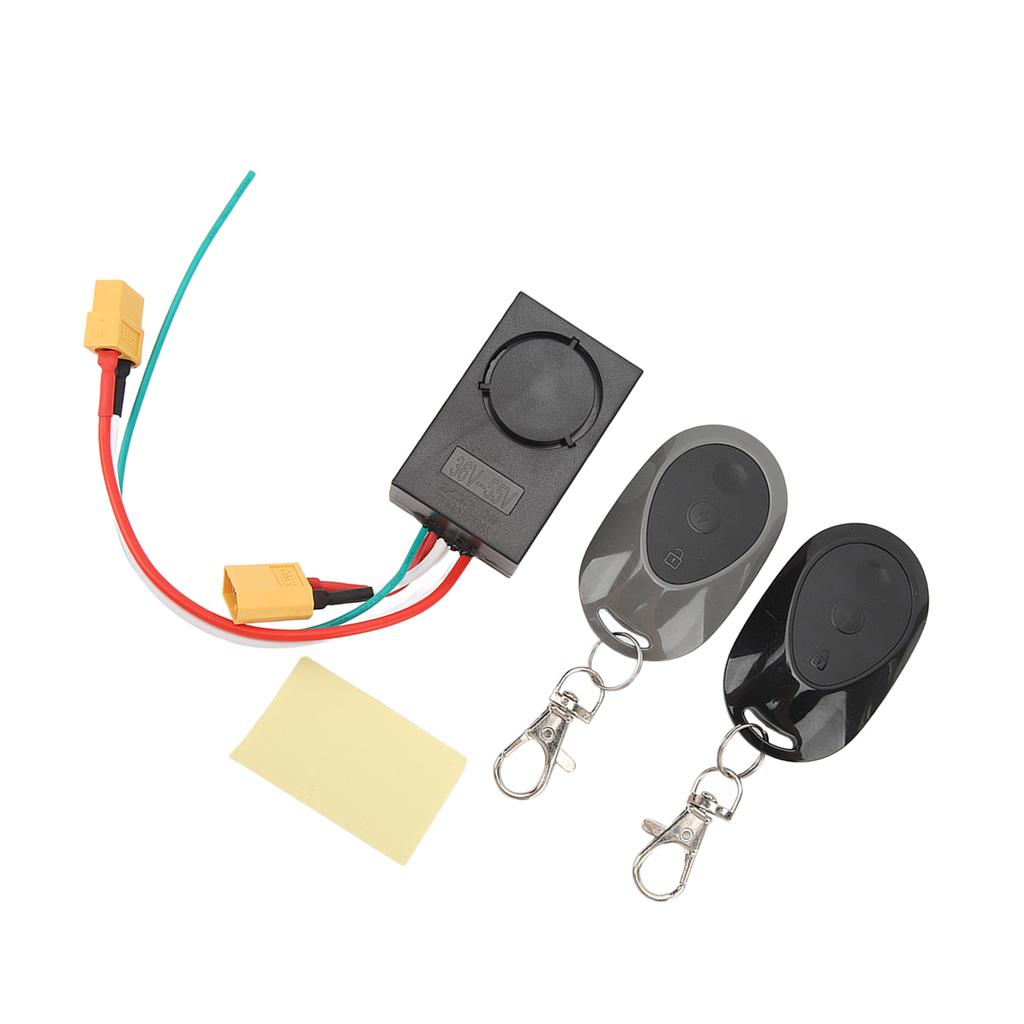 115dB Anti Theft Alarm for NINEBOT MAX G30 Electric Scooter Electric Bike Alarm with 2 Remote Control for 36‑55V XT60