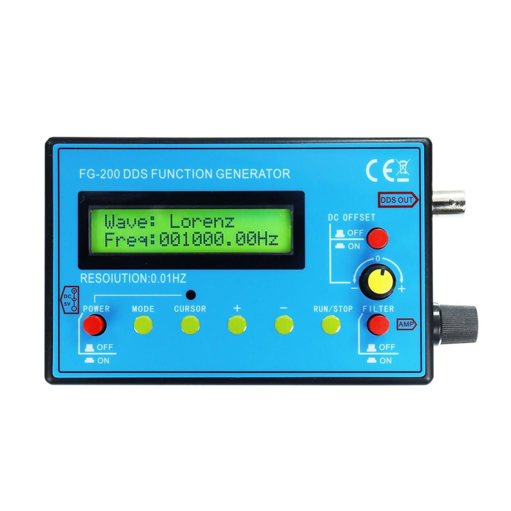 Function Signal Generator 0.01Hz‑500KHz Sine and Signal Generator Frequency Module DDS Signal Generator