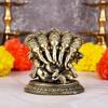 Panchmukhi Ganesha Idol For Home Decor, 5-Faced Ganpati Statue, Brass -3 Inches