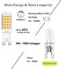 Sans scintillement 3W 4W 5W 6W AC120V AC230V LED Petite Lampe Maïs LED Ampoule LED G9 Dimmable