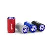 4Pcs Metal Car Styling 3D Wheel Tire Valve Caps Stem Covers Accessories For Volkswagen GTI Golf Polo Tiguan Passat Touareg Jetta