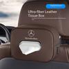 Leather Car Seat Tissue Box Storage Bag Tool For Mercedes Benz A B C E S Class CLA CLS SLK GLA GLC GLB GLK AMG W204 W205
