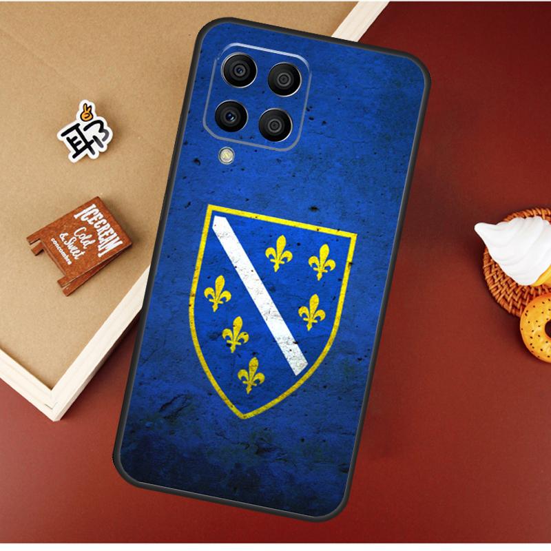 Bosnia and Herzegovina Flag Case For Samsung Galaxy M51 M31 M21 M11 M16 M36 M56 M53 M12 M32 M52 M15 M35 M55 M14 M34 M54