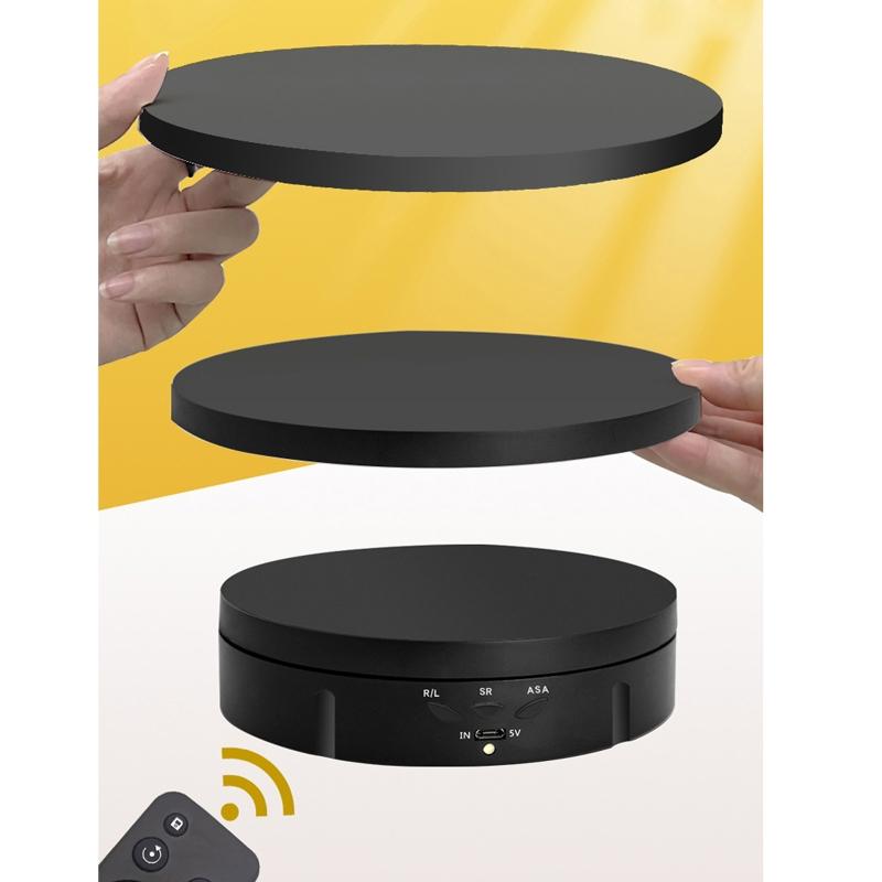 3 in 1 5V Electric Rotating Display Stand Turntable Photographic Video Shooting Stand Dynamic Rotating Display Stand