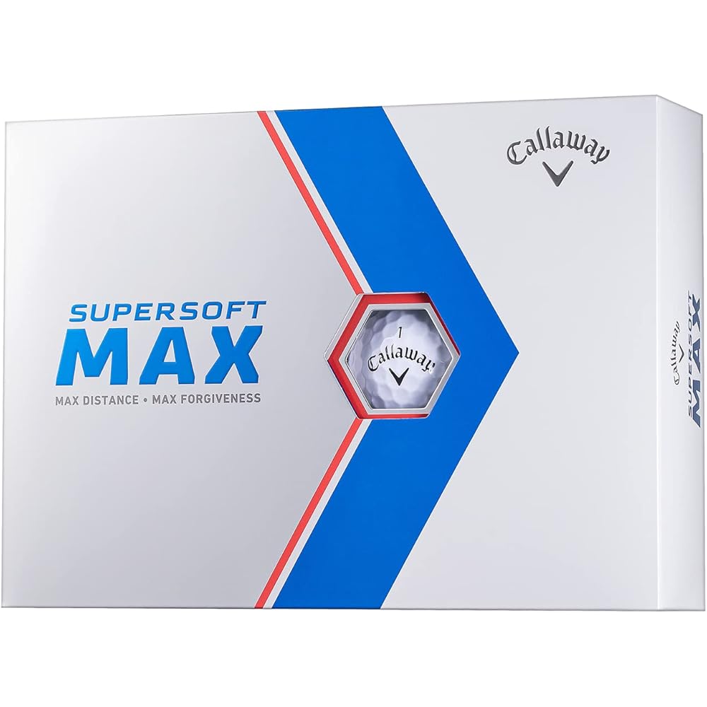Callaway Supersoft Max Golf Balls 12 Pack 2-Piece Structure White