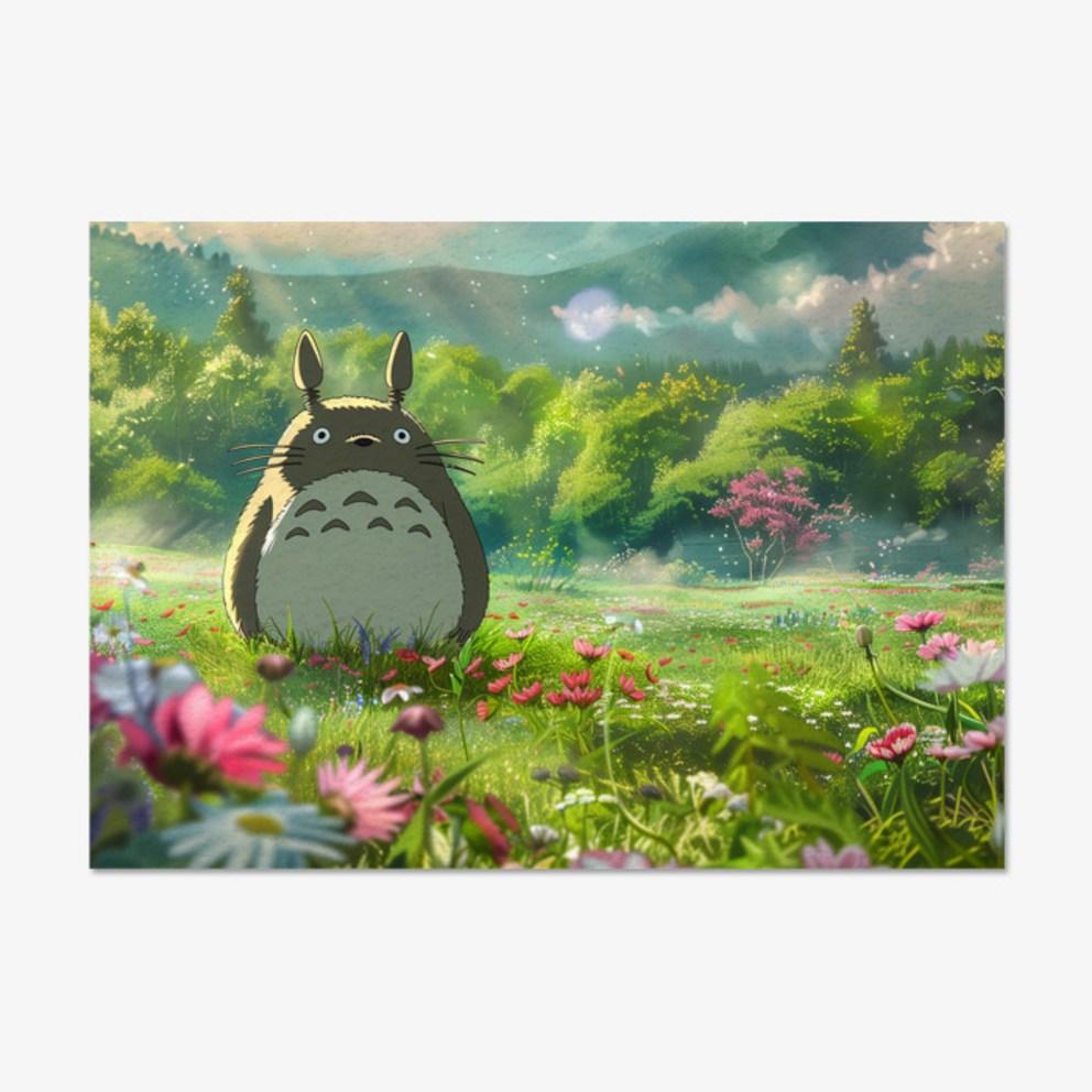 Studio Ghibli Princess Mononoke Felt Fabric Poster - Multiple Sizes (A1, A2, A3, A4)