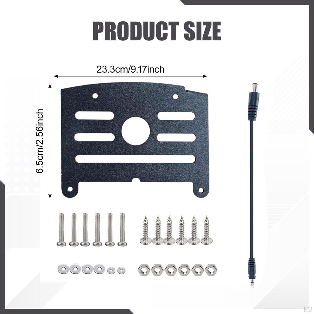 Backup Camera Bracket Adapter Pre Install Mounting Kit Garage Part Universal Wired Mount for