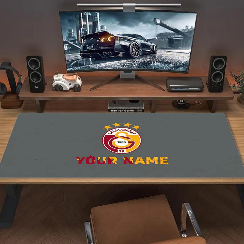 Galatasaray S.K Print Cushion Non-slip Laptop Tablet Big Mousepad XXL Mat Mini PC Playmat With Lock Edge