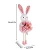 Balloons en film d'aluminium Lapin de Pâques Pendentif suspendu Lapin Œuf de Pâques DIY Fête Festivals Accessoires de décoration du jour de Pâques