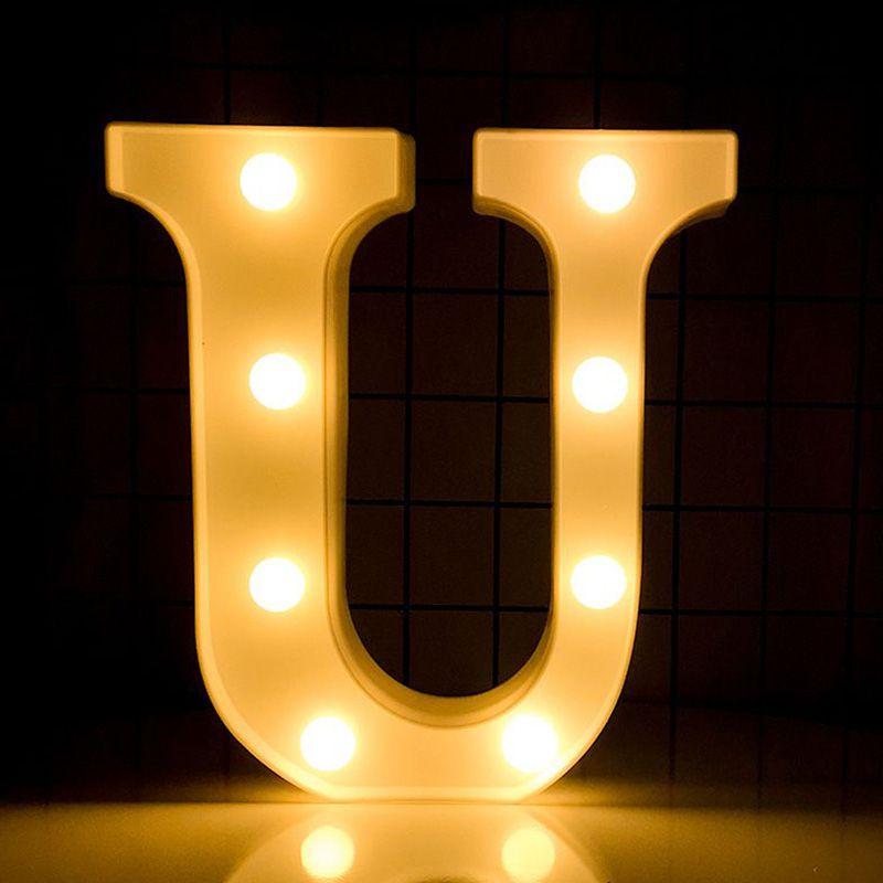Birthday Light Happy Led Digital Color Lights Emitting Romantic Scene Decorative