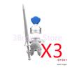 MOC Medieval Building Blocks Castle Knights Army Soldiers Warrior Accessories Warhorse Helmets Shields Armor Toy Gifts S036 DIY