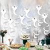 8pcs White Ghost Ceiling Decoration Spooky Ghost Hanging Garland  Living Room