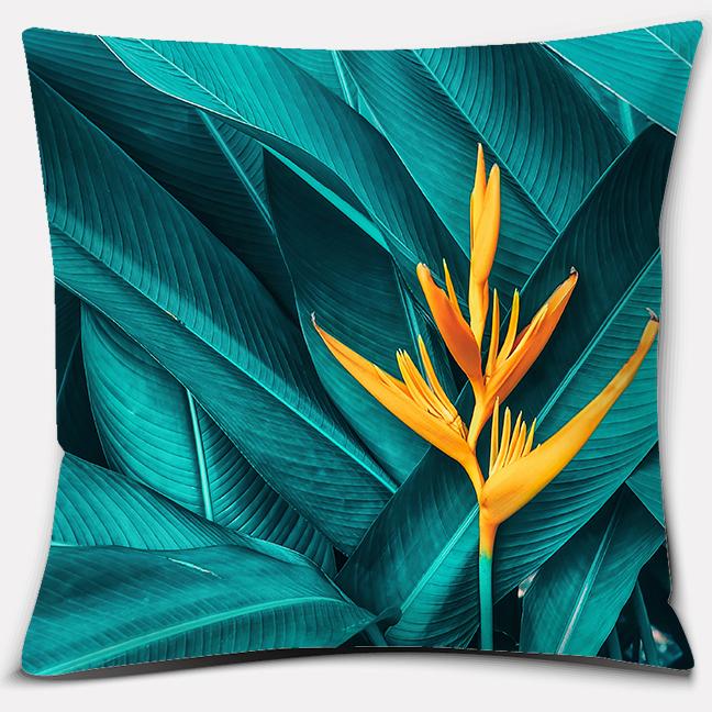 Blue and Green Fresh Decoration Series Pillow Gift Home Office Decoration Pillow Bedroom Sofa Car Cushion Cover