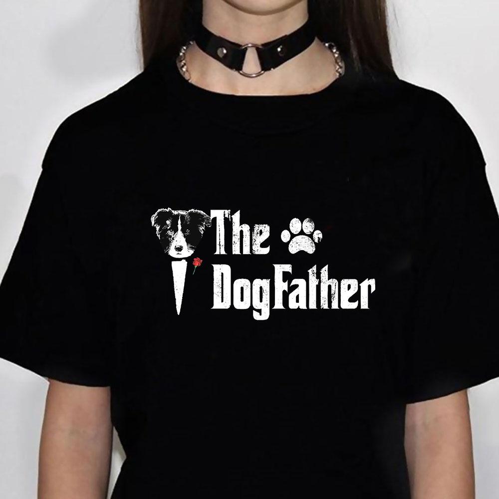 Border Collie t shirt Women streetwear Y2K harajuku tshirts girl y2k clothes