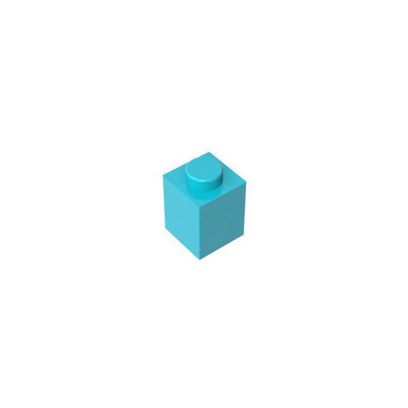 260pcs 3005 1x1 High 1-Hole Building Blocks Moc Parts Compatible with Basic Bricks Children Toys Assembly Gift Box