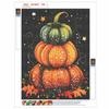 DIY Diamond Painting Canvas Stacked Pumpkin Autumn Harvest Stars Design 5D Full Drill Art Creative Leisure Craft Home Decor
