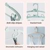 Multi-Functional Retractable Children's Clothes Hanger Baby Drying Rack With Pants Clip Infant Clothes Drying Hanger
