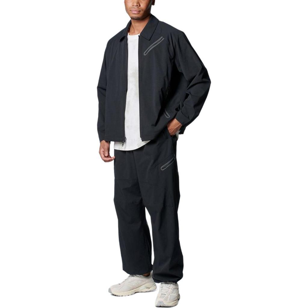 Under Armour Einfarbige Langarmjacke mit Reißverschlusskragen für Herren Oberbekleidung Schwarz 1383029-001