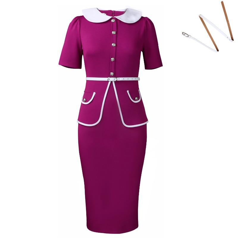

5 Women s new summer short-sleeved fashion temperament Tongle color matching high-waisted African dress XXXL