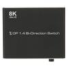 Displayport Switch 8K bei 30Hz 4K bei 120Hz 1080P bei 240Hz 2 in 1 out oder 1 in 2 out bidirektional DP