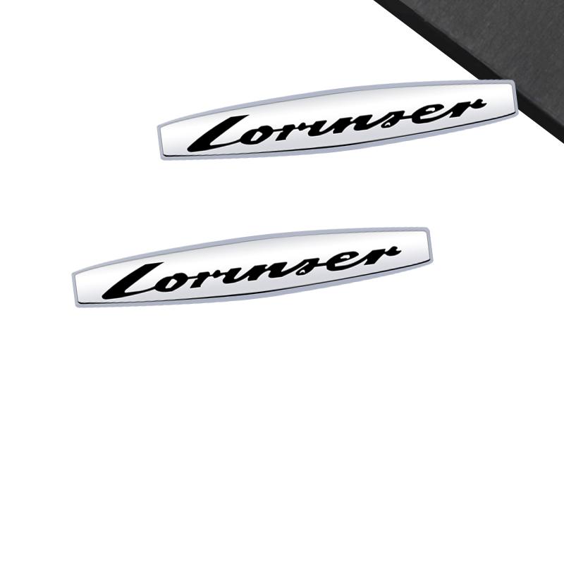 Blue Efficiency Emblem Car Styling 3D Sticker Metal LOGO Badge For w202 C200 w213 w204 Mercedes Benz Lorinser Body Decoration