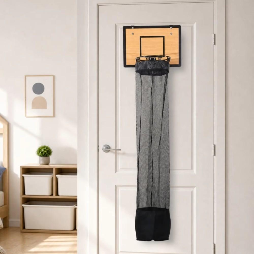 Over Door Over Door Clothes Bag Basketball Style Clothing Hamper Bag Laundry Basket College Living