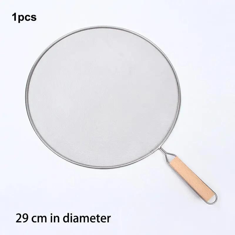

Stainless Steel Splatter Screen for Frying Pans Mesh Guard for Kitchen Cooking Hot Oil Splash Splatter Pot Cover