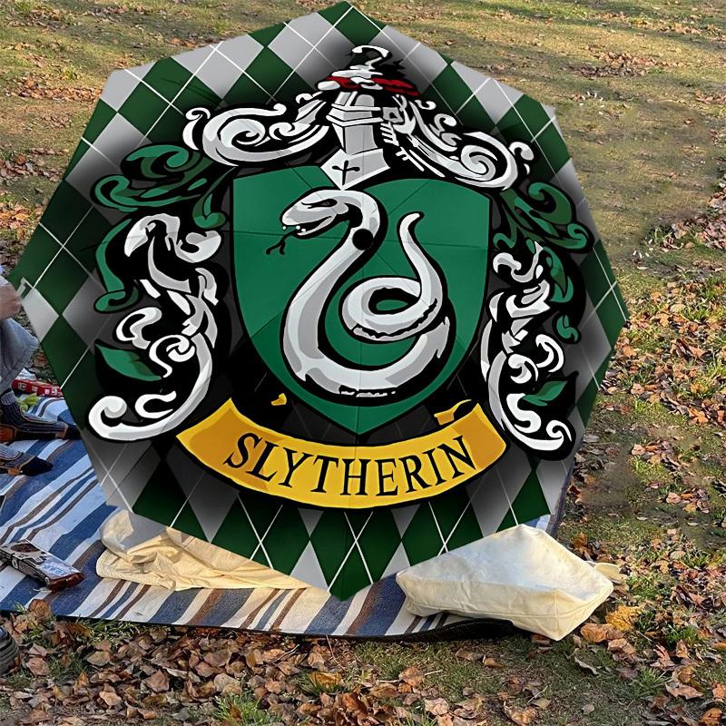 1PC Slytherin Snake Umbrella-8-Rib Reinforced, Automatic Open, Lightweight & Durable-D2696