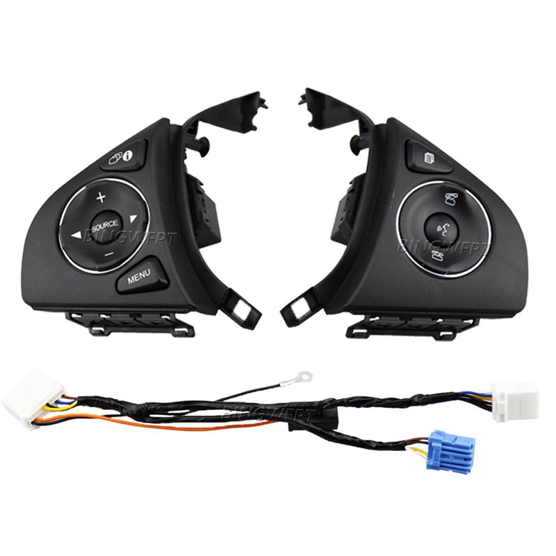 Car Multifunctional Steering Wheel Button For Honda Fit 2015 2016 2017 2018 Telephone Volume Audio Multimedia Control Switch
