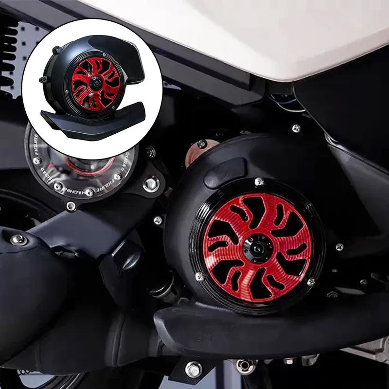 Universal Motorcycle Radiator Fan Cover Rotatable Cooling Fan Grille Engine Protection for VESPA 125/150 LX LXV S SPRINT GTS