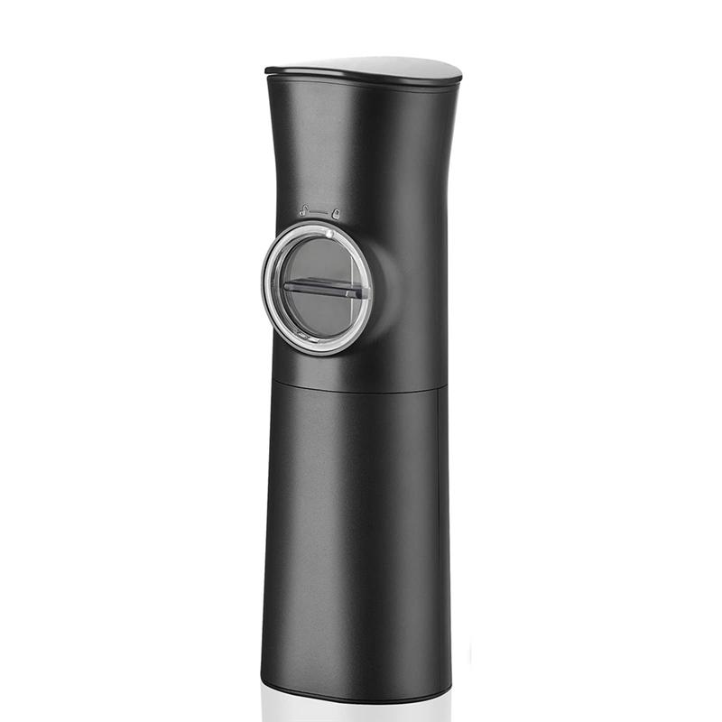 

Электрическая мельница Модель на батарейках Автоматическая электрическая домашняя мельница для специй, соли и перца с регулируемой степенью помола Подходит Подходит для кухни чёрный