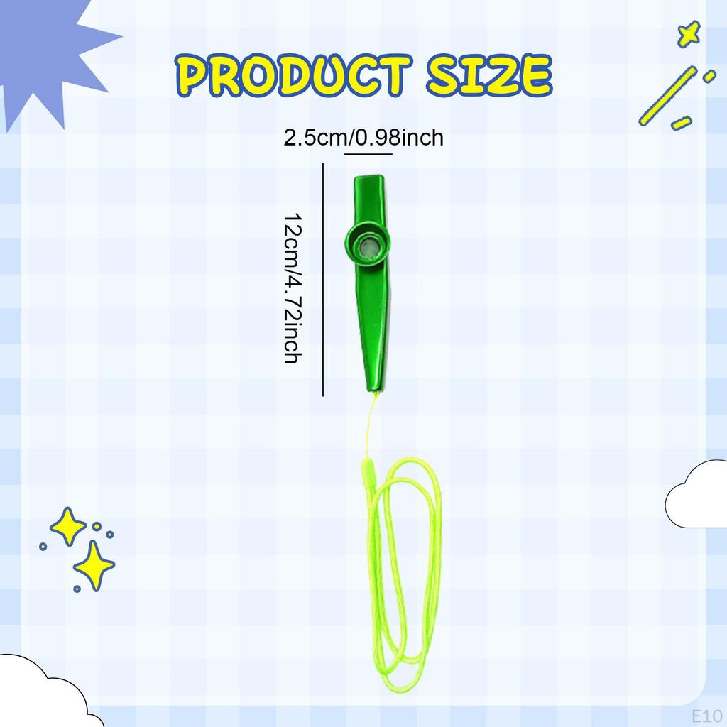 Flöte Musikinstrument Gitarrenpartner, Leichtes Mundstück mit Membranen für Aufführung