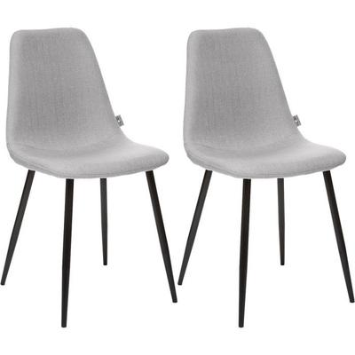 Set of 2 Scandinavian Style Tyka Atmosphera Chairs - Grey