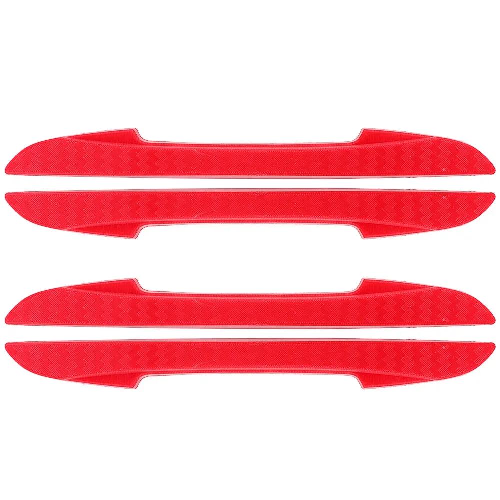 4 stücke Autotür Schutzaufkleber Streifen Carbon Fiber Look Antikollisionsschutz Autotür Kanten kratzfeste Aufkleber