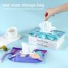 Mixed Color EVA Wipes Dispenser, Portable Travel Wipes Storage Box, Easy-Clean Daily Household Container