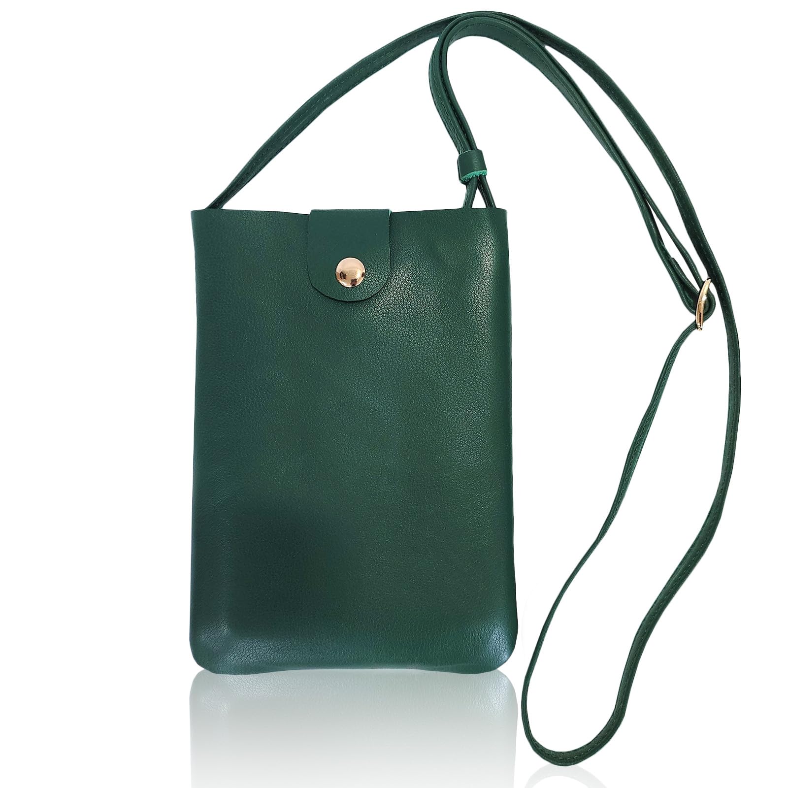 

Genuine leather smartphone available in 6 shoulder smartphone crossbody mobile simple [TRADIS] pouch, colors, bag, pouch, women s, bag, phone, (green) зелений